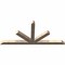Ekena Millwork Saratoga Smooth Timber Gable Bracket, Douglas Fir, 108"W x 49"H x 5 1/2"D x 5 1/2"F, 11/12 Pitch GBW108X49X0606SAR00SDF - alternate 5